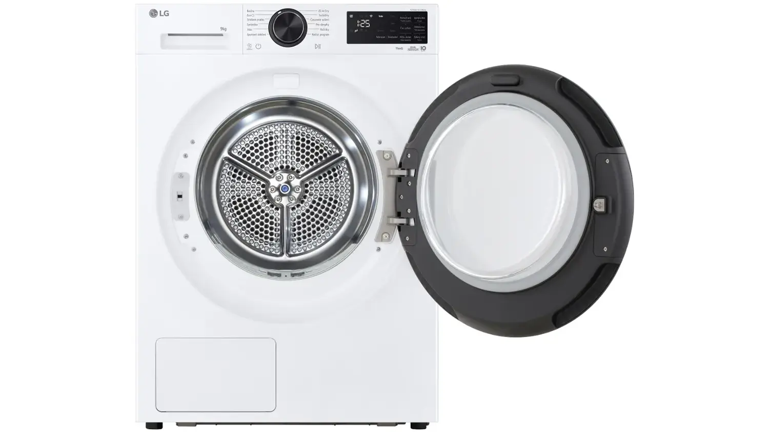 Su&scaron;ička bielizne LG RHX5009TLB s otvoren&yacute;mi dvierkami