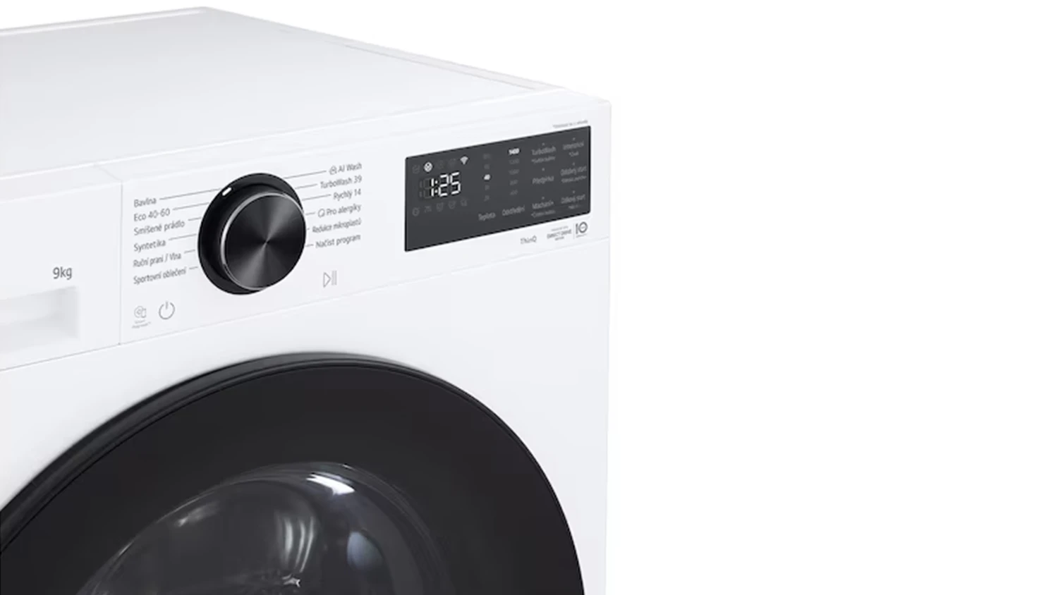 Ovldac panel pračky s přednm plněnm LG F4X5009TLB