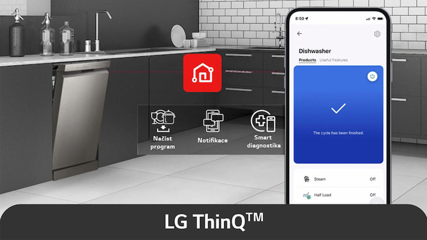 Využit&iacute; aplikace LG Thing