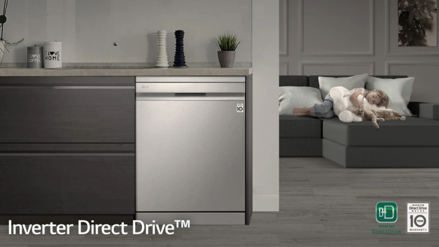 Inverter Direct Drive motor v umývačkách LG