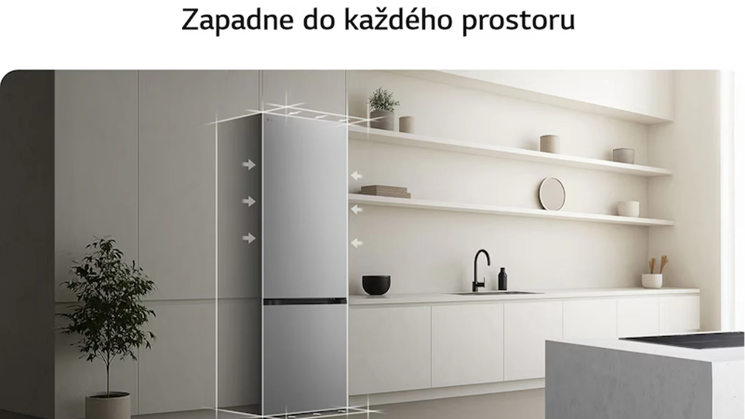 Chladnička LG v interiéri