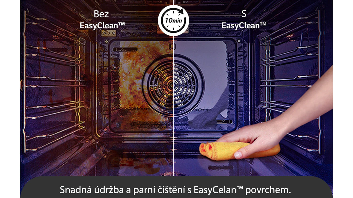 Snadná údržba trouby s EasyClean