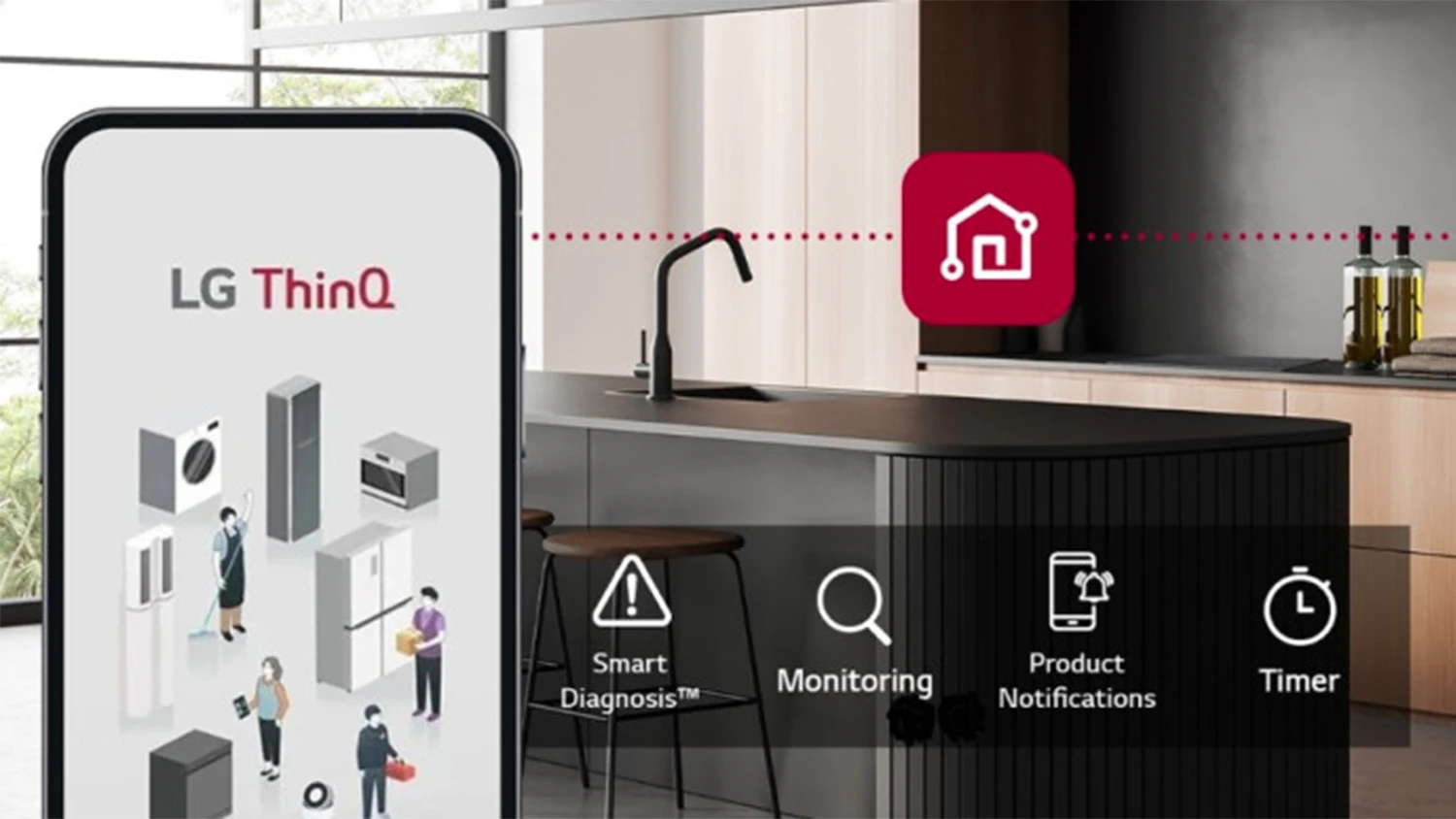 Aplikace LG v mobilu