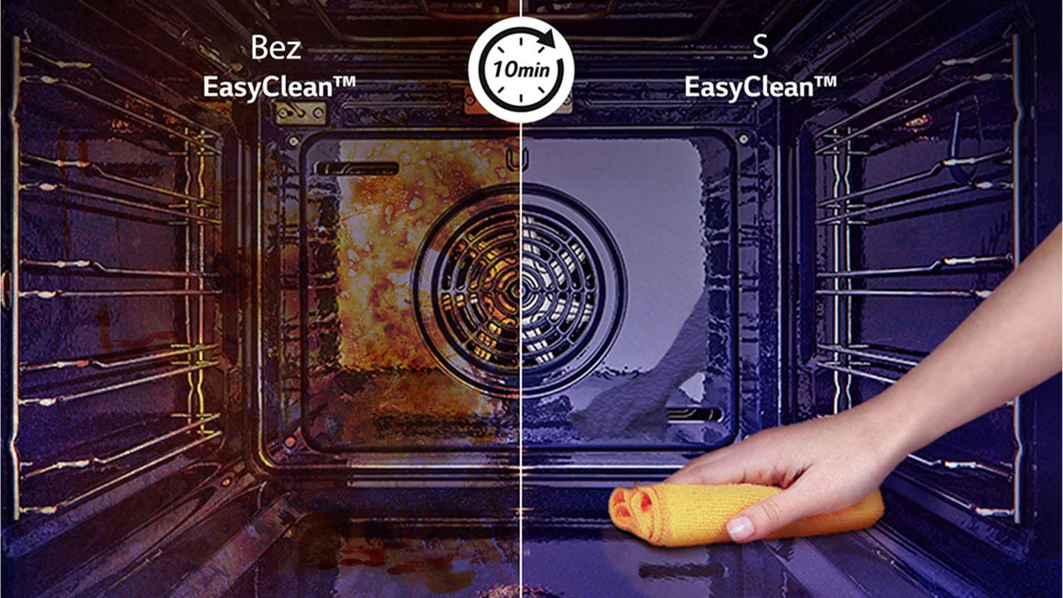 Čištění trouby s EasyClean