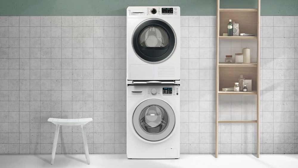 Koupelna s pračkou, sušičkou a MELICONI 656129 Torre Green+_02