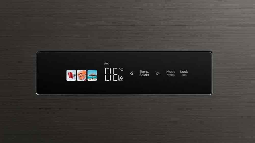 Ovládací panel chladničky SBS Midea MDRS791MIE28_04