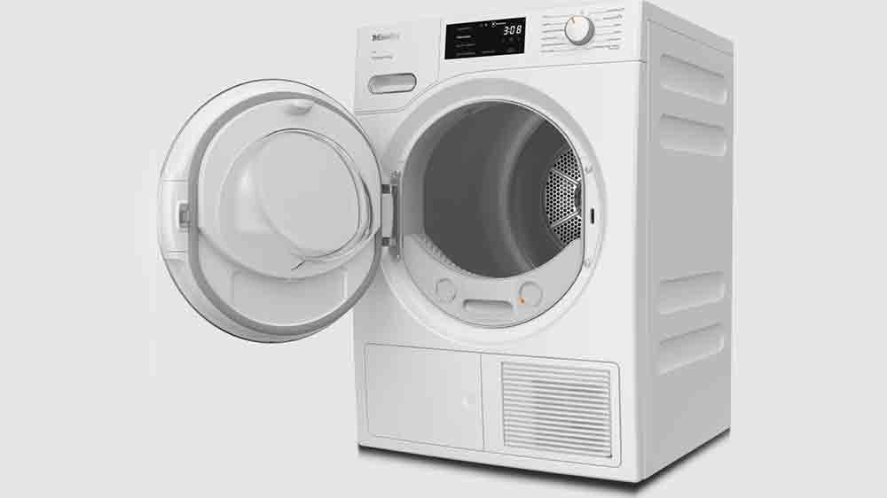 Sušička bielizne Mielle TWH 780 WP s otvorenými dvierkami_04
