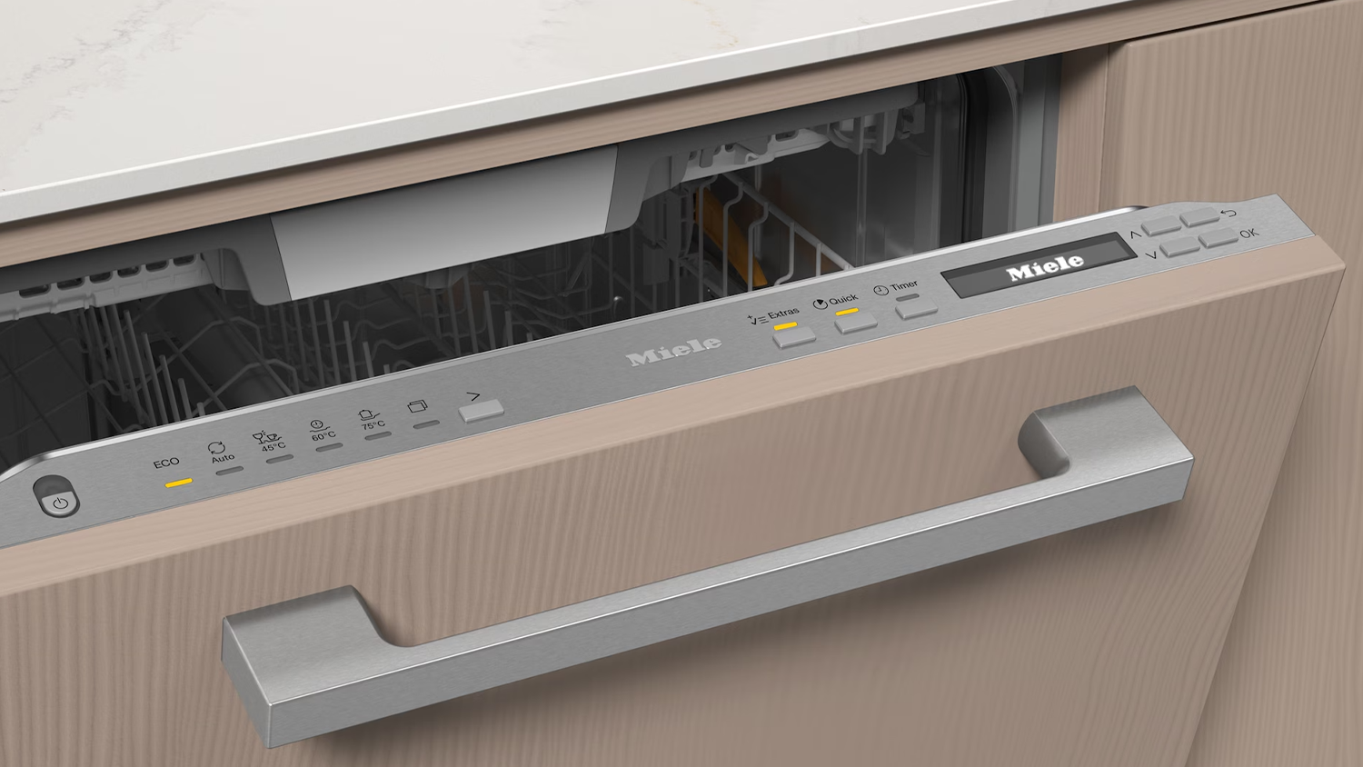 Um&yacute;vačka Miele G 7265 SCVi XXL s pootvoren&yacute;mi dvierkami