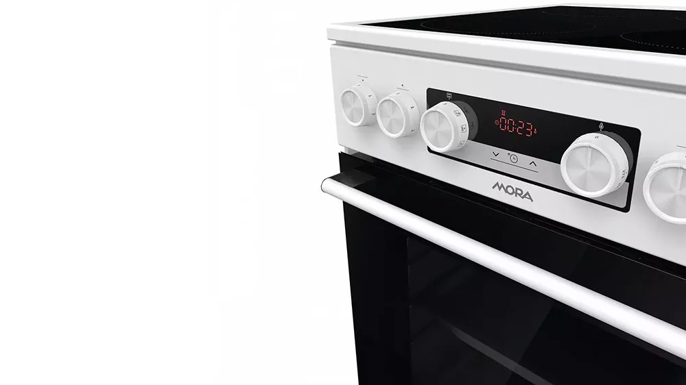 Ovládací panel u elektrického sporáku MORA C 5641CW_02