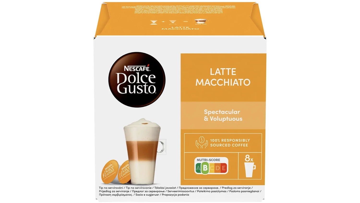 Kapsle Nescaf&eacute; Dolce Gusto Latte Macchiato 16 ks