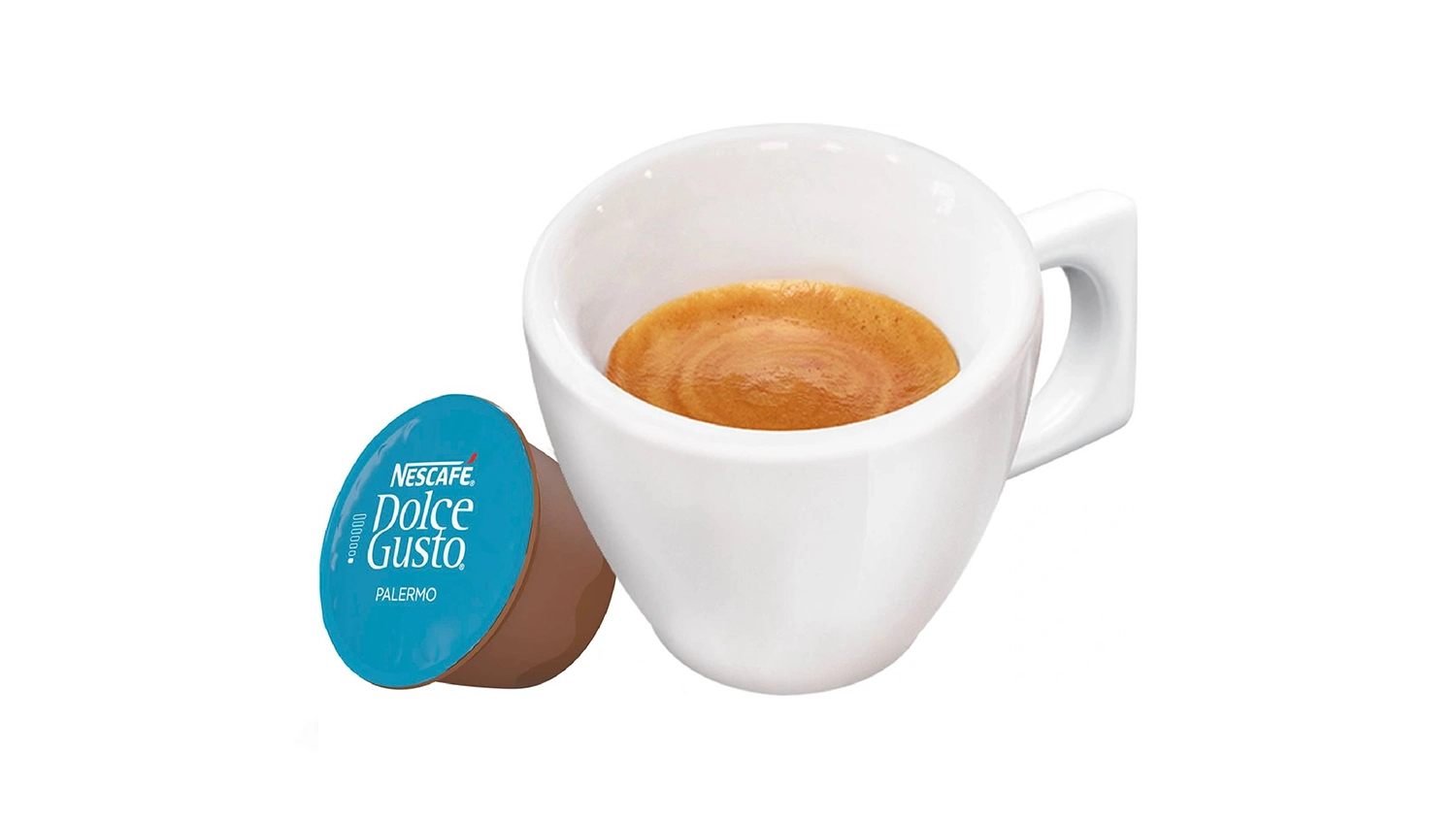 Espresso Palermo pripravené z kapsúl Nescafé Dolce Gusto