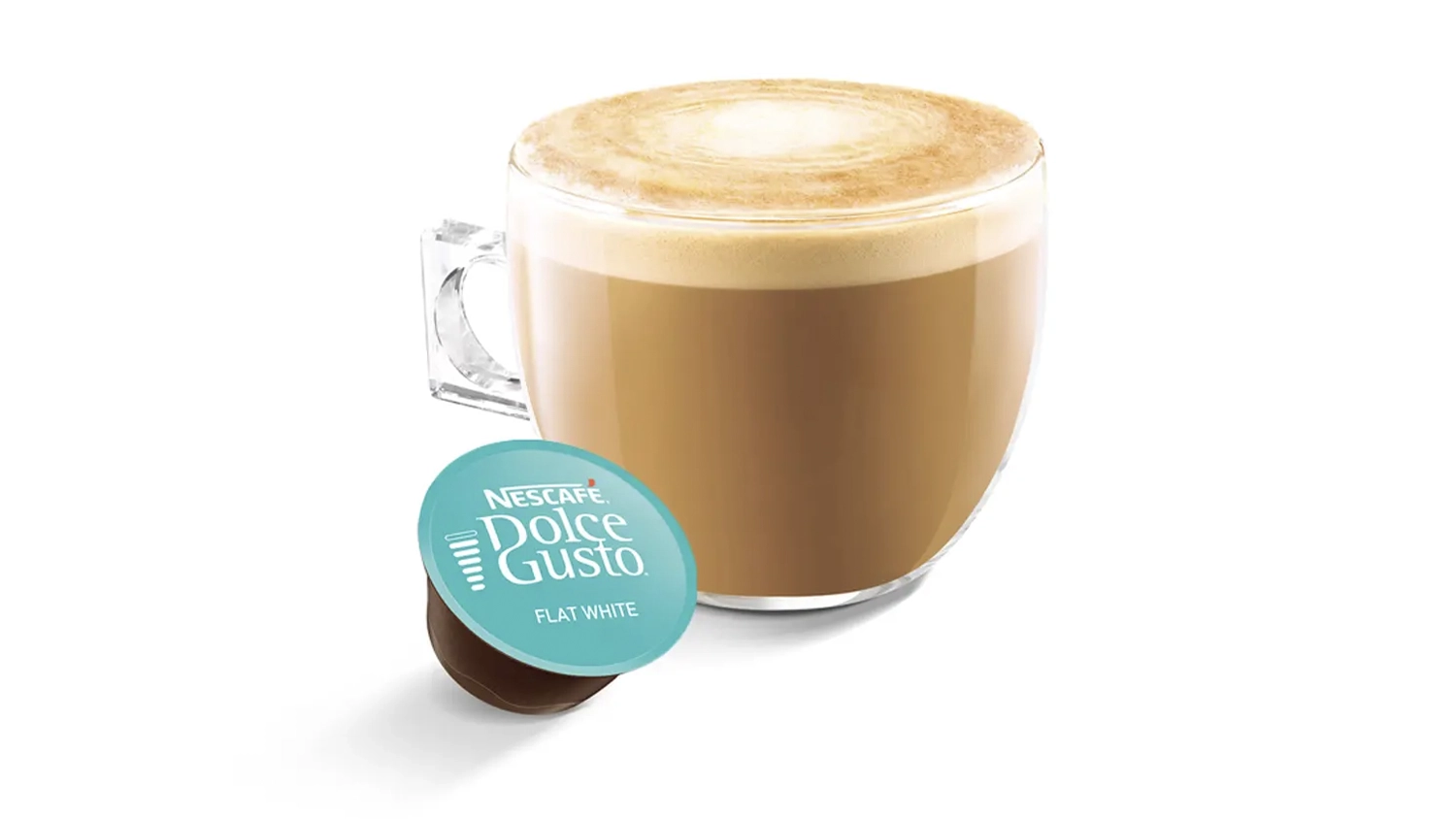 Flat White pripraven&eacute; z kaps&uacute;l Nescaf&eacute; Dolce Gusto