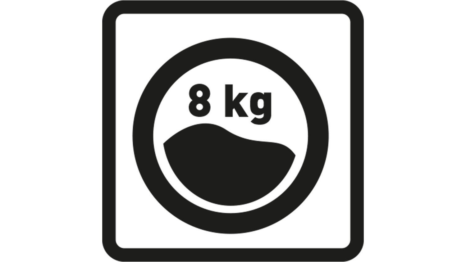 Velkorys&aacute; kapacita 8 kg