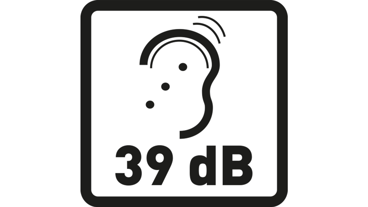 Tichý provoz 39 dB