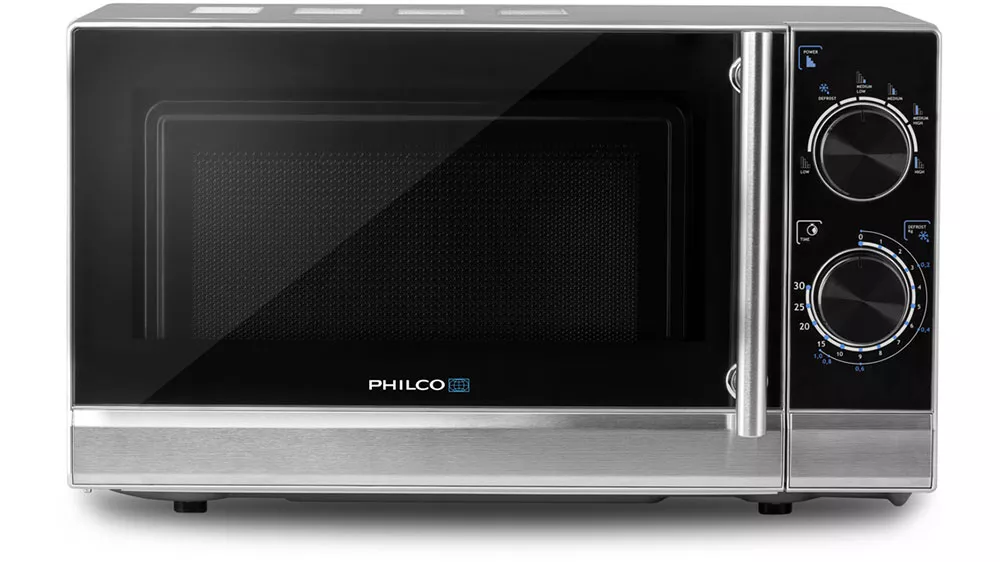 Philco PMD 1730 S mikrovlnná rúra, 17 l, nerezová