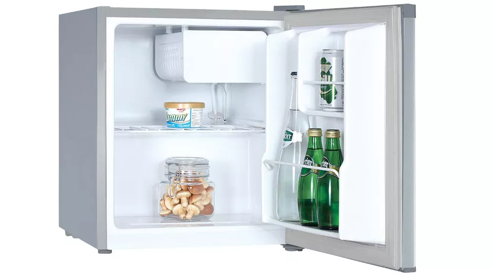 Uspořádání v Jednodvéřové nerezové chladničce Cube s výparníkem PHILCO PSB 401 EX_02
