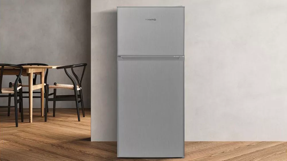 Nerezov&eacute; proveden&iacute; kombinovan&eacute; lednice Philco PT 168 EMX1_02