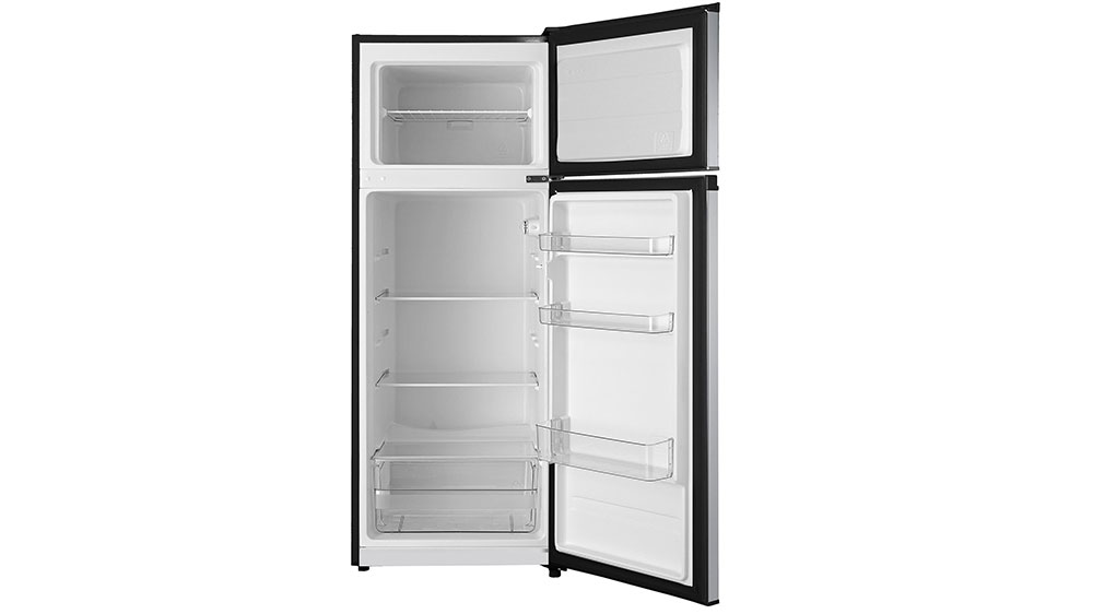 Otvoren&aacute; kombinovan&aacute; chladnička Philco PT 204 EB s potravinami_02