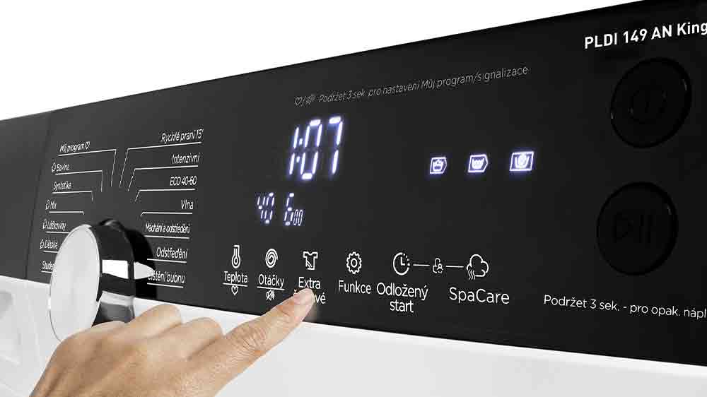 Ovládací panel předem plněné pračky Philco PLDI 149 AN King_03