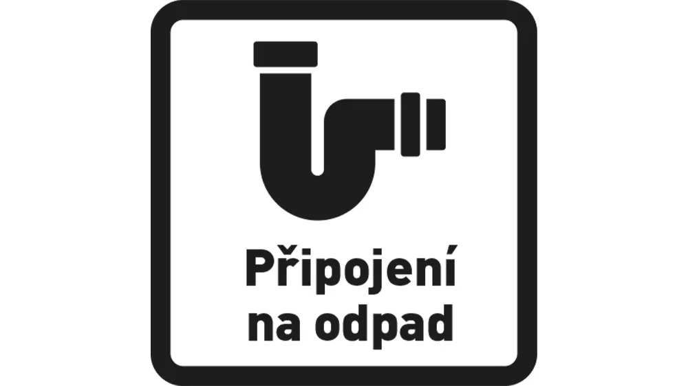 Připojení na odpad