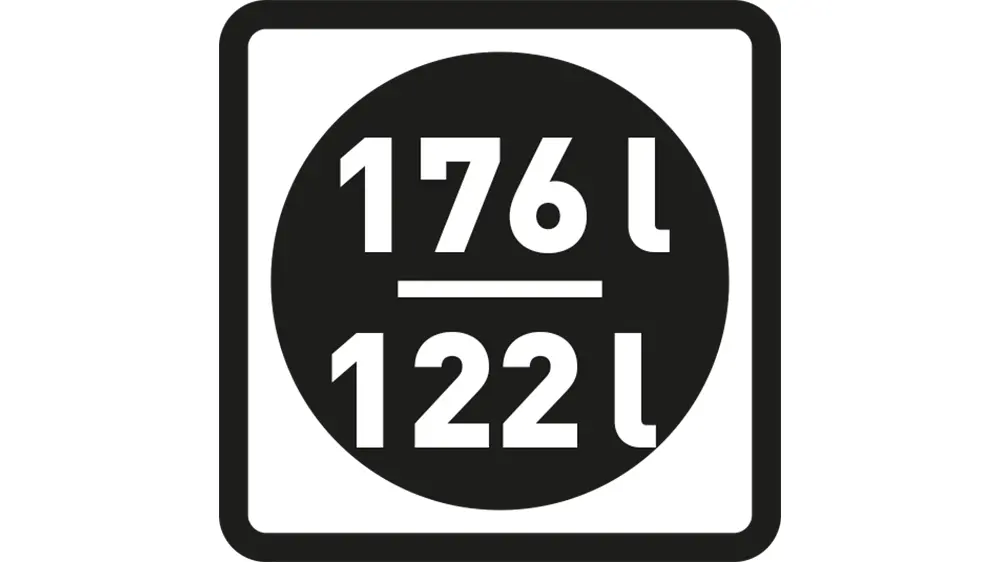 Premyslený priestor chladničky Philco PCDI 338 CMCW