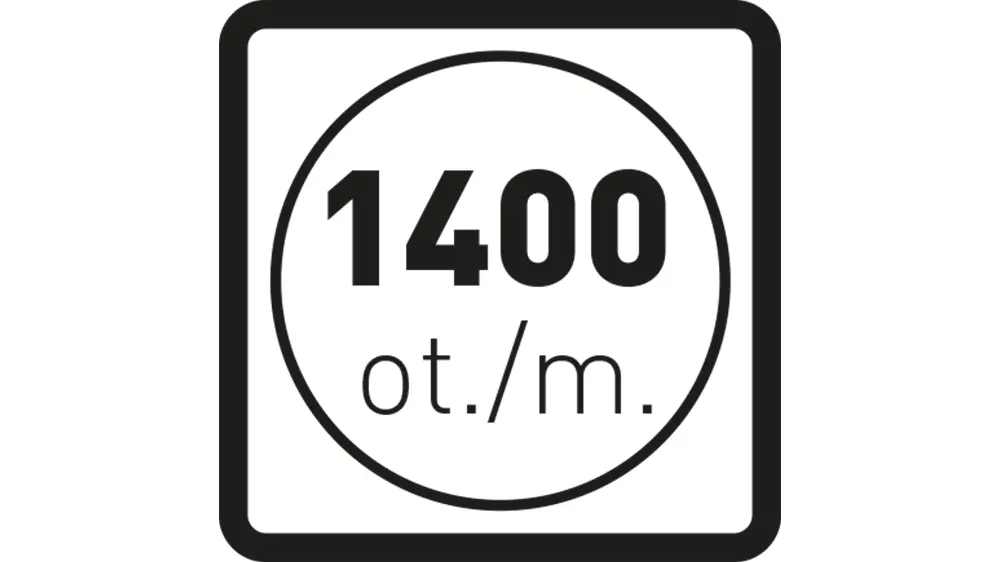 Piktogram na 1 400 ot./min pračkosu&scaron;ičky Philco PLWDSI 86 AD King 3