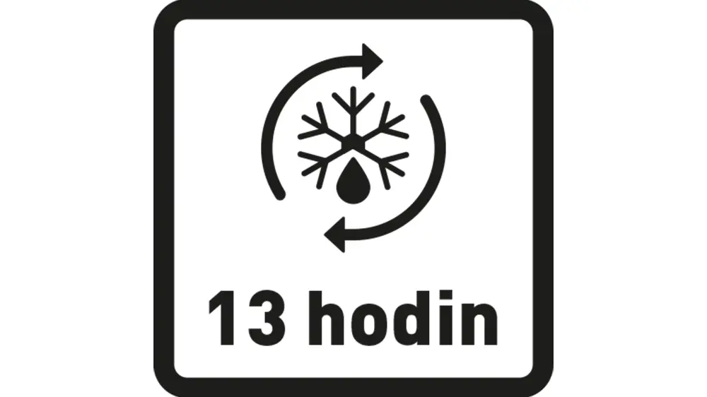 Akumulačná doba 13 hodín chladničky Philco PC 173 DX