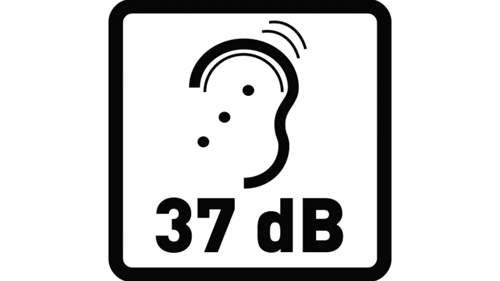 Hlučnost 37 dB chladničky Philco PC 173 DW