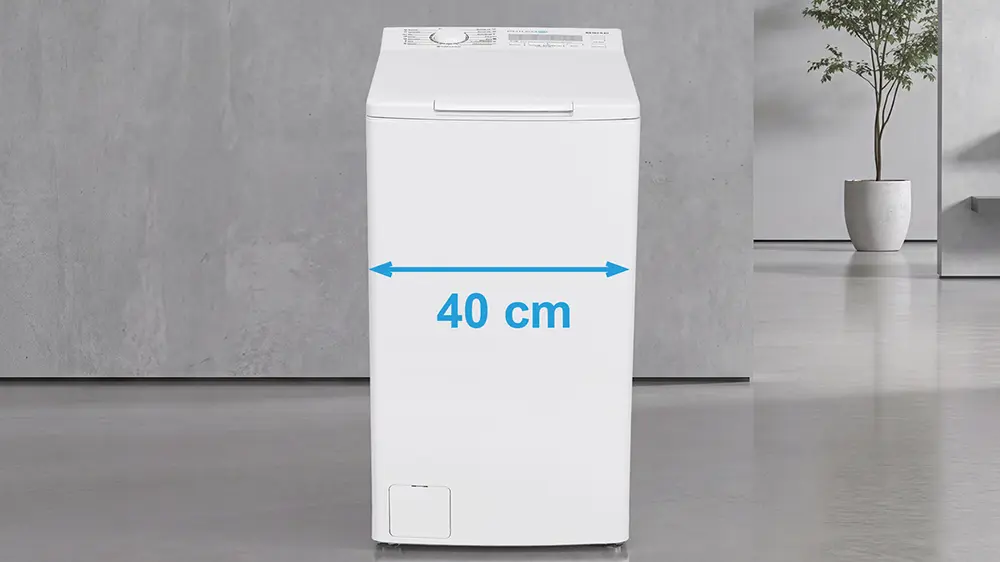 Práčka zhora plnená Philco PLD 126 CTL E11 s šírkou 40 cm.