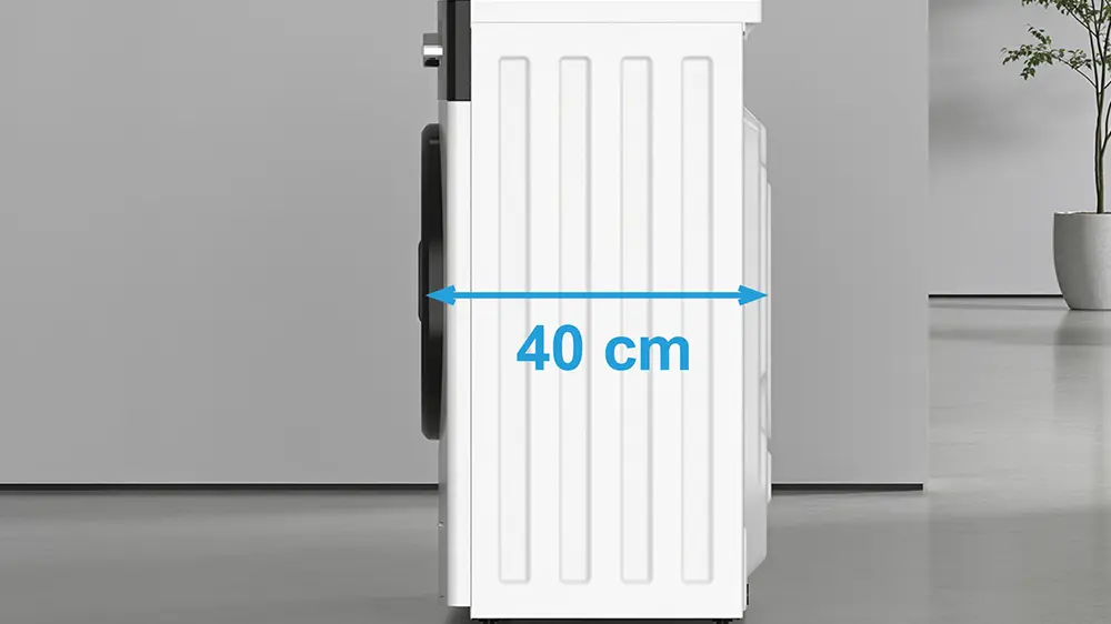 SLIM pračka s hloubkou pouze 40 cm