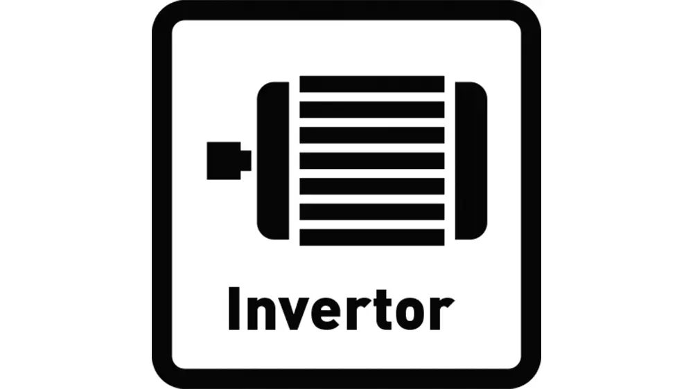 Piktogram zobrazující invertorový motor.