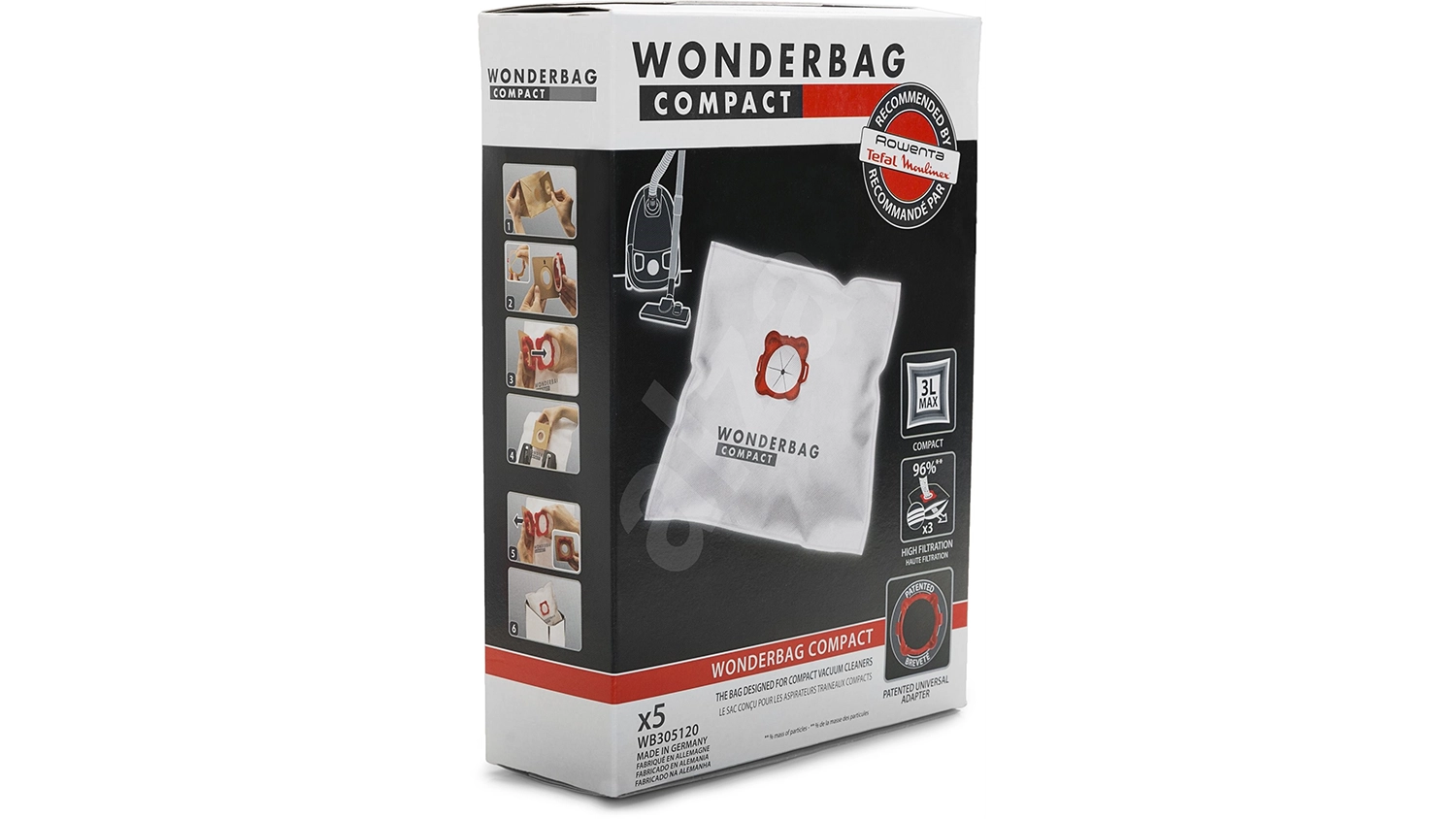 Krabice Rowenta Wonderbag Compact WB305140