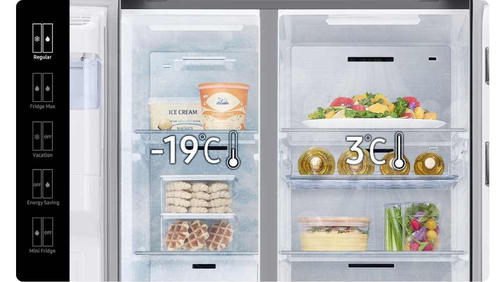 Side by Side chladnička Samsung RH68B8541B1/EF – flexibilní chlazení na pět způsobů