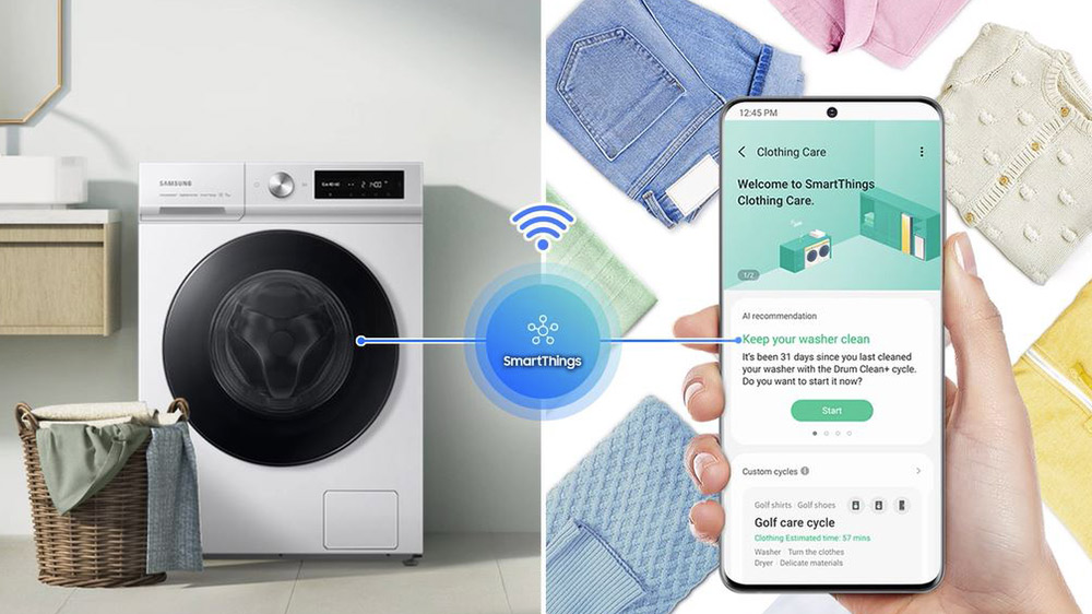 Pračka Samsung WW11BB744DGBS7 – smart praní přímo z vašeho mobilu