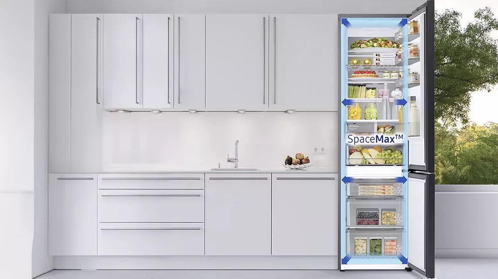 Technologie SpaceMax v kombinovan&eacute; chladničce Samsung RB38T607BB1/EF _02