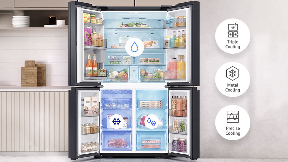 Americká lednice Samsung RF65DG960ESREO_04