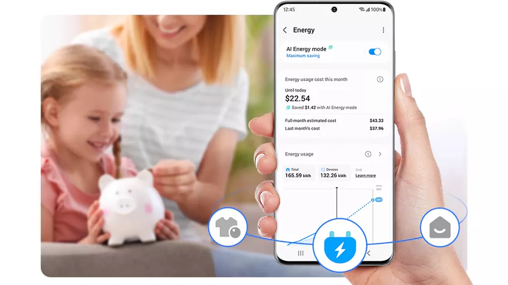 Parn&iacute; pračka SAMSUNG BESPOKE AI WW11DB7B94GEU4