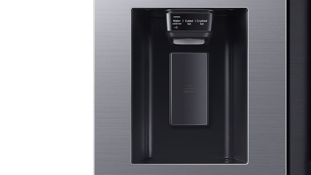 Americká lednice Samsung RS65DG5403S9EO dávkovač vody_05