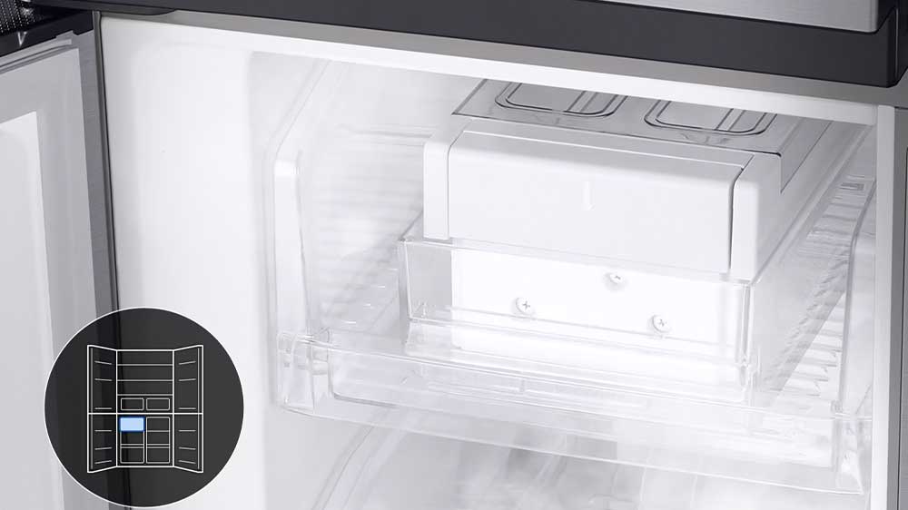 Americká lednice Samsung RF48A401EM9/EO a výrobník ledu Movable Ice Maker_03