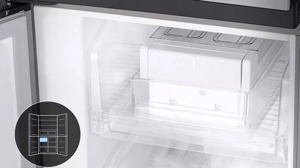 Americk&aacute; lednice Samsung RF48A401EM9/EO a v&yacute;robn&iacute;k ledu Movable Ice Maker_03