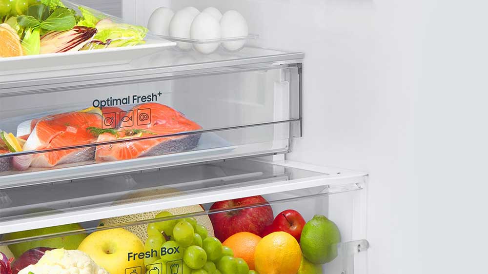 Přihrádka Optimal Fresh+ v kombinované chladničce Samsung_03