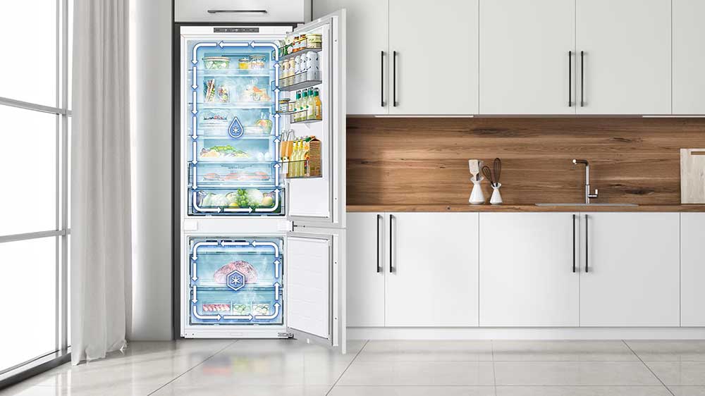 Technologie Twin Cooling v kombinované chladničce Samsung RB53DG703DB1EO_04