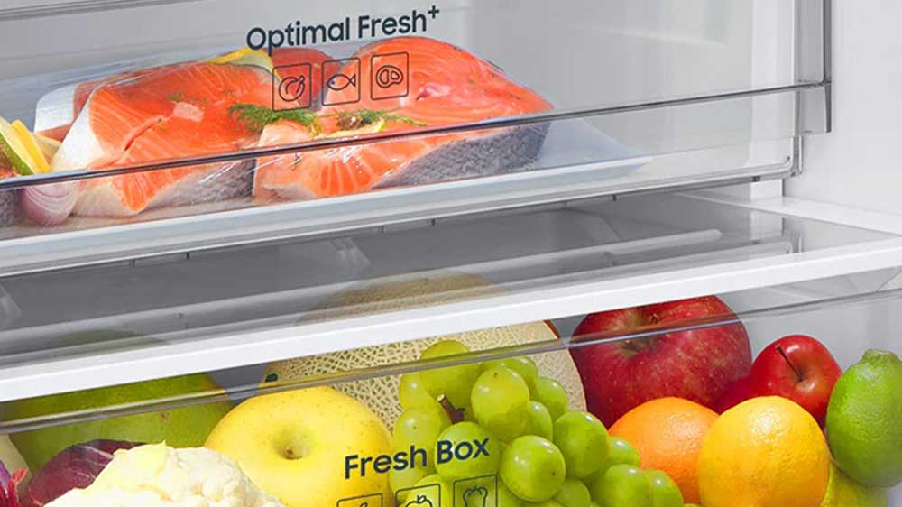 Kombinovaná chladnička Samsung RB53DG703DB1EO má přihrádku OptimalFresh+_05