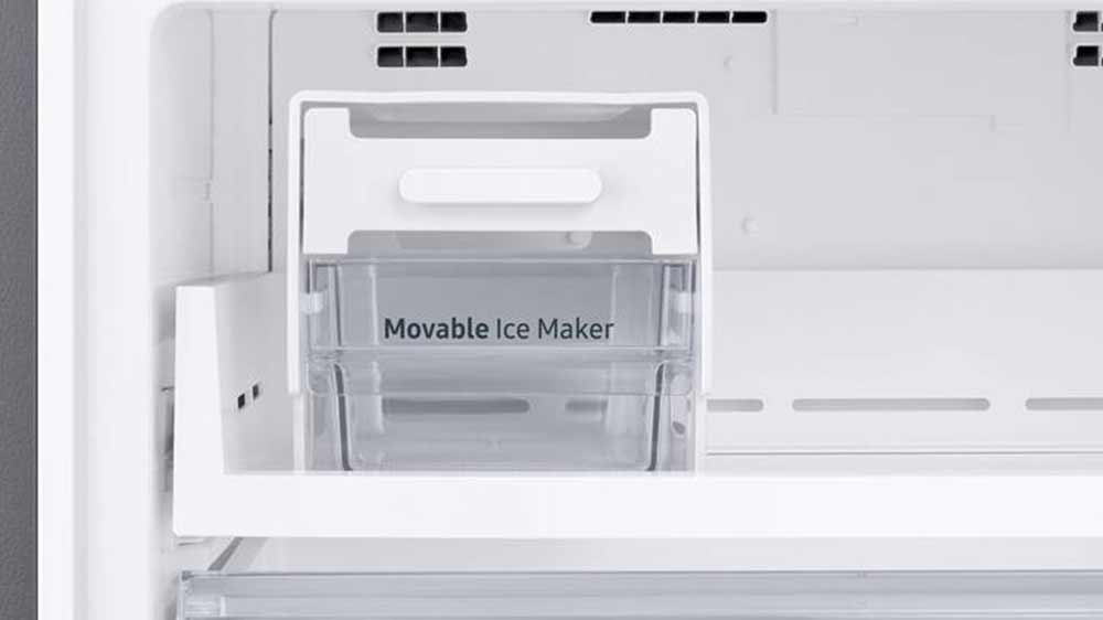 Výrobník ľadu v mrazničke kombinovanej chladničky Samsung RB50DG632EB1EO_05