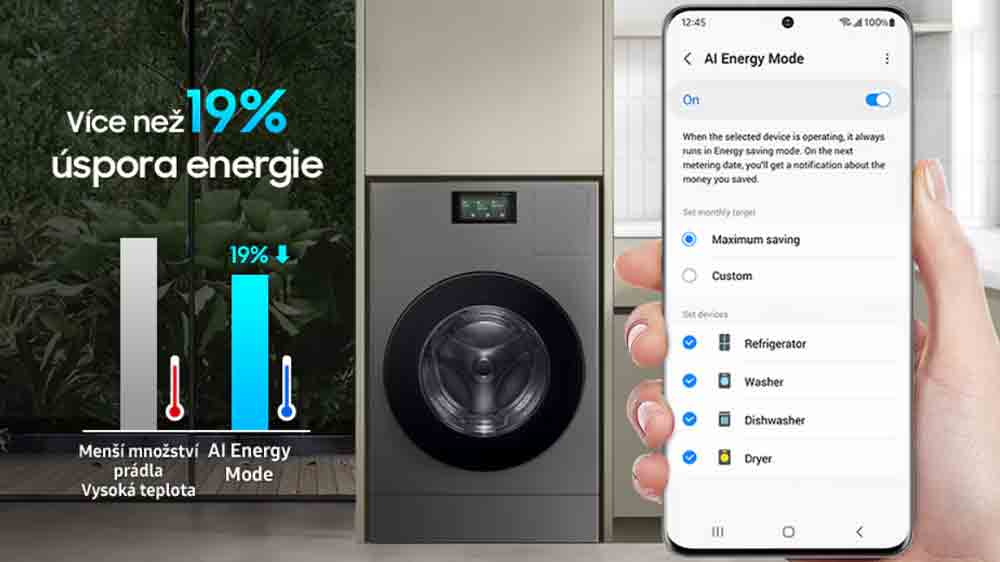 Režim SmartThings AI Energy