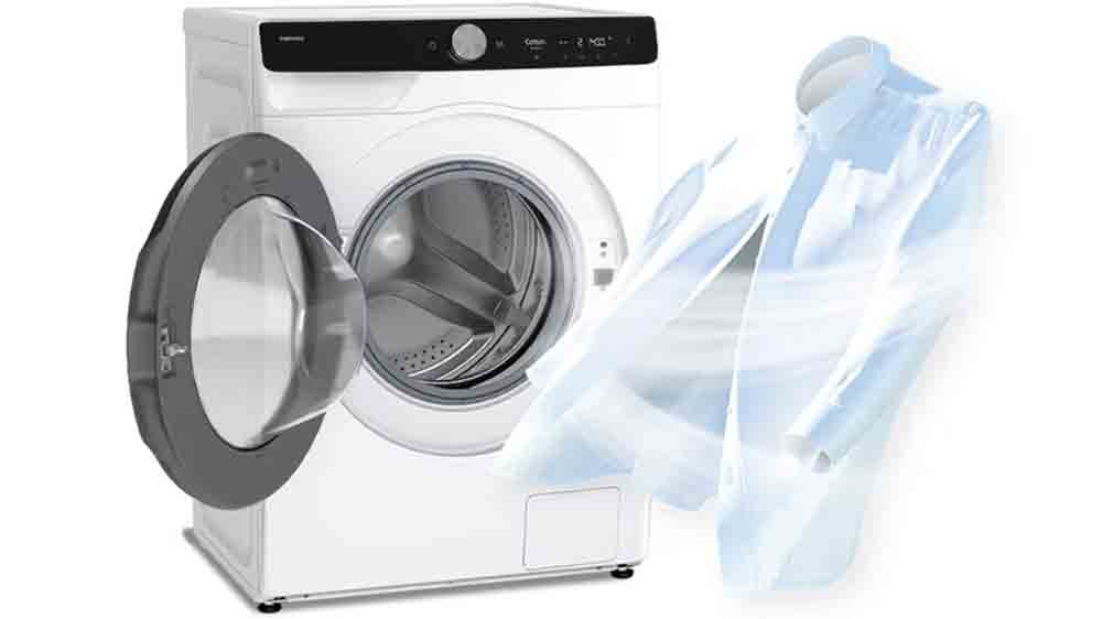 Dokonale čist&aacute; ko&scaron;ile u pračky se su&scaron;ičkou Samsung WD90DG6G94BKU4_03