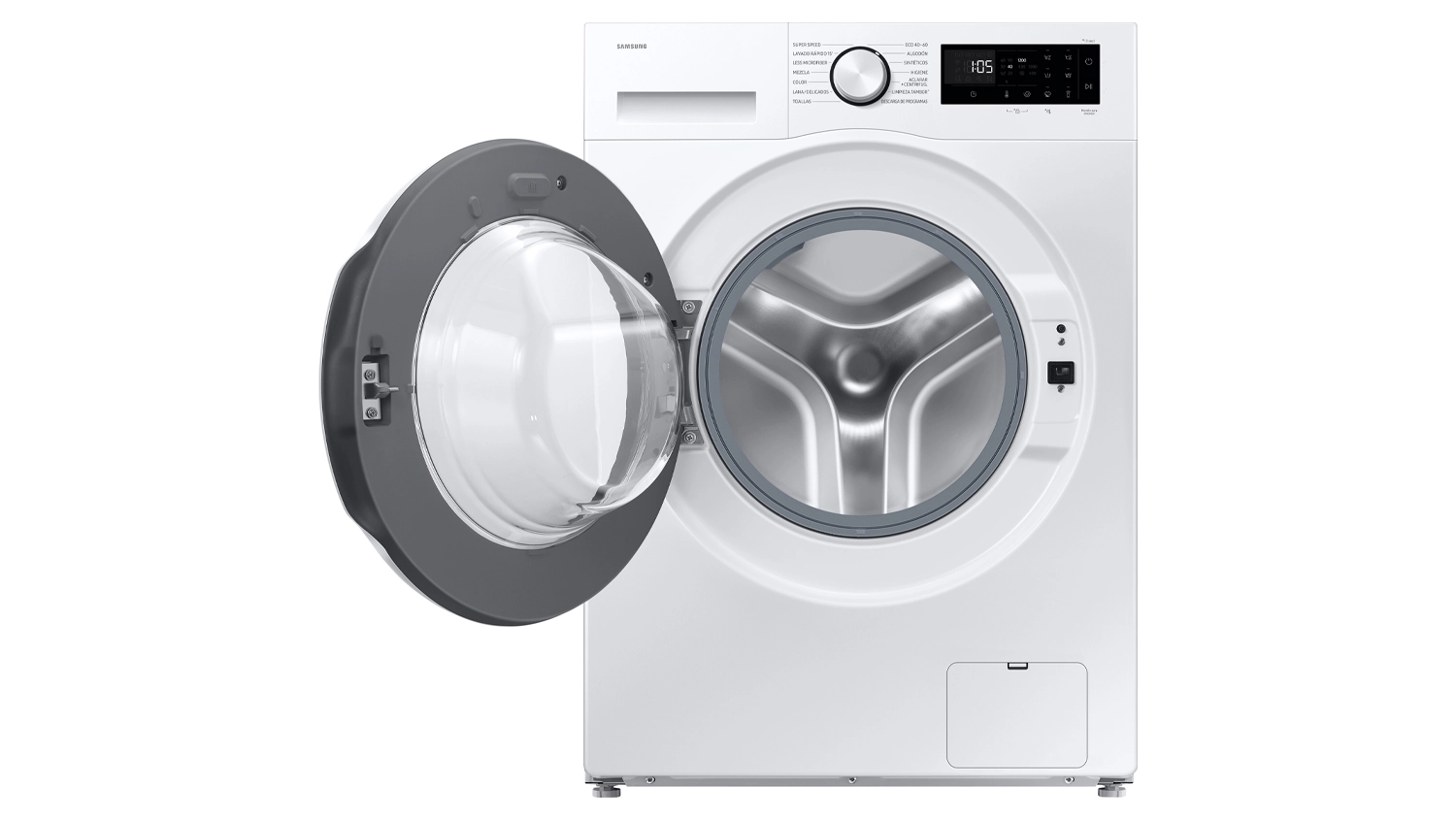 Pračka Samsung WW80FG5L32AELE s otevřenmi dvřky