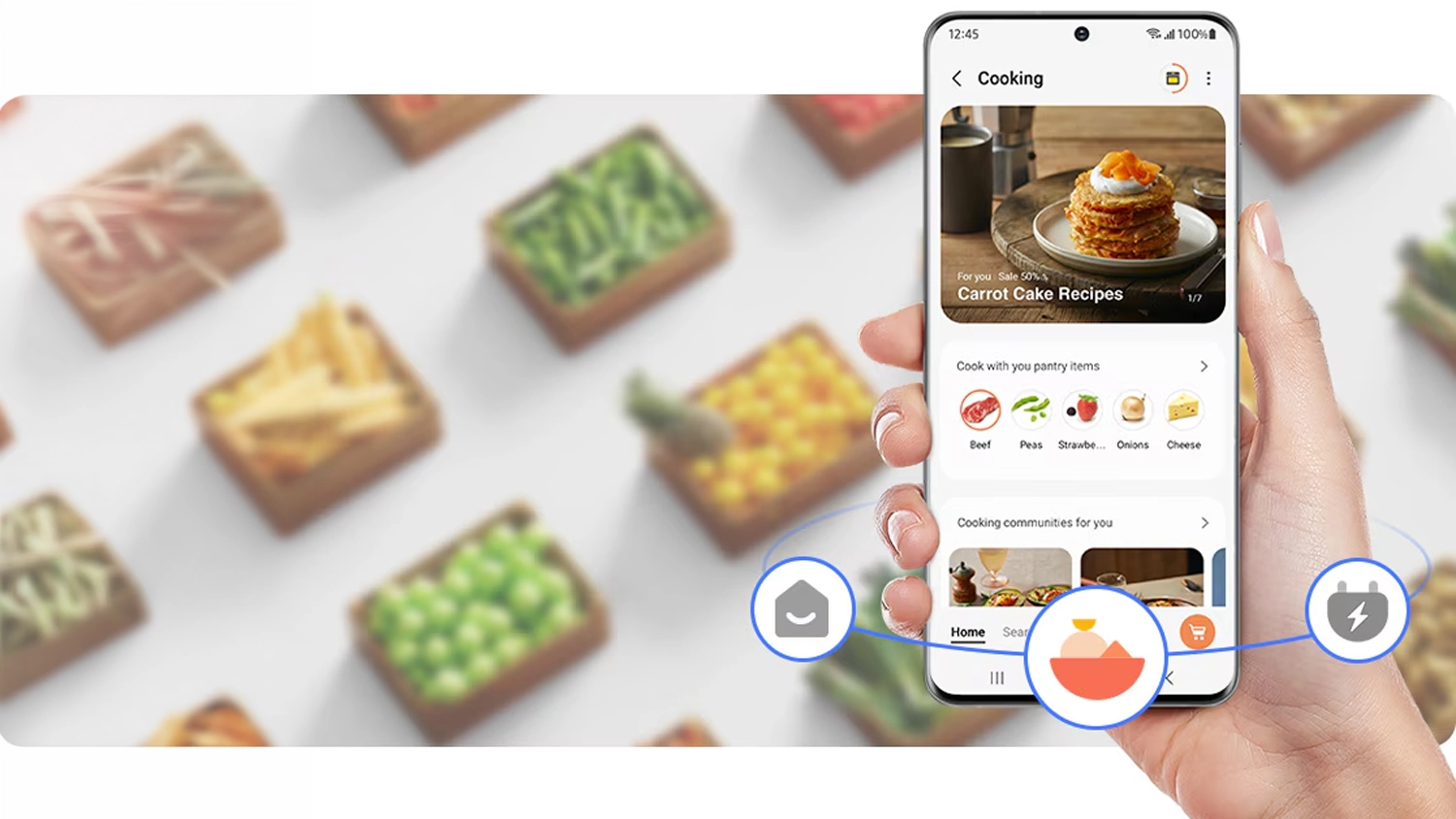 Funkce SmartThings Cooking