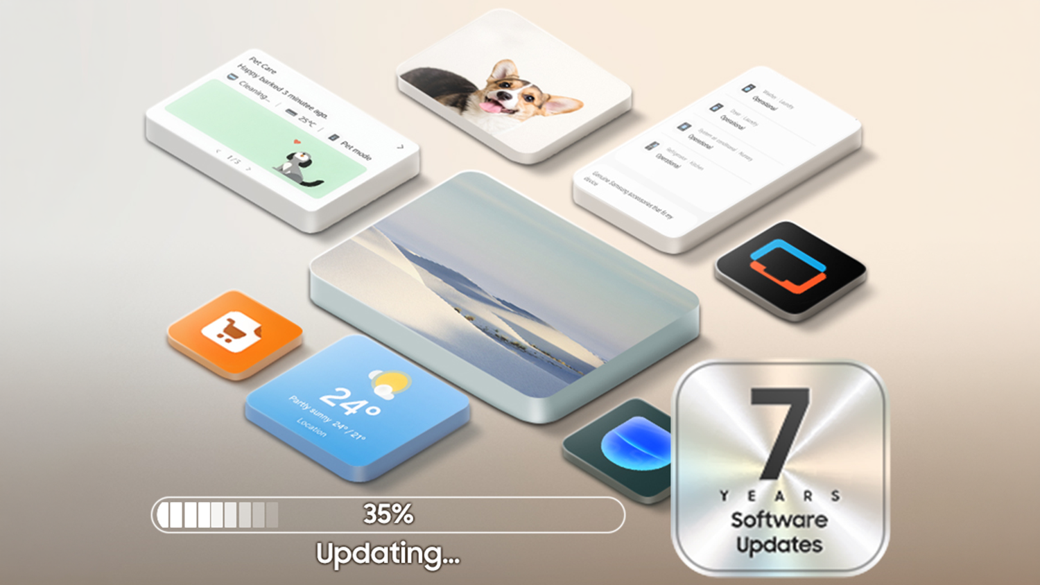 Fotka s detailem na aplikaci SmartThings