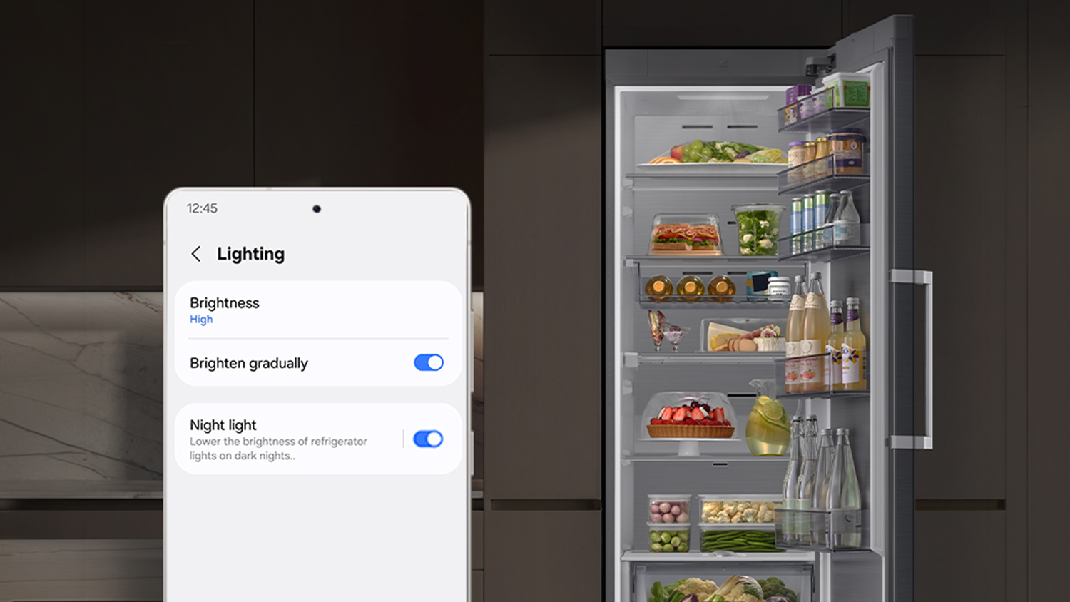 Fotka s detailem na aplikaci SmartThings